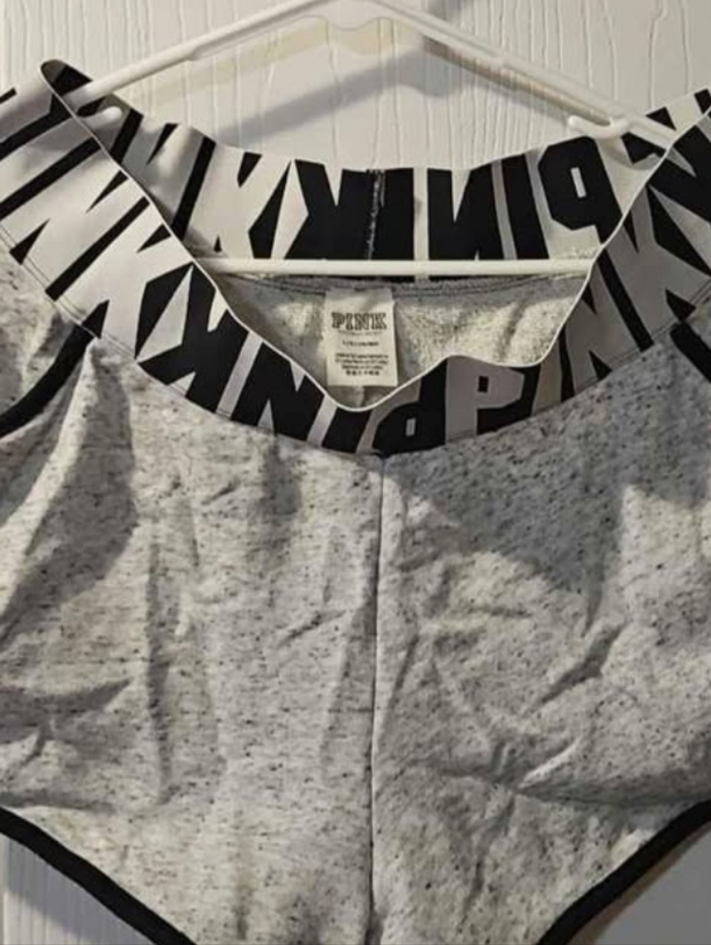 PINK Victoria's Secret Cozy Gray Sleep Shorts
